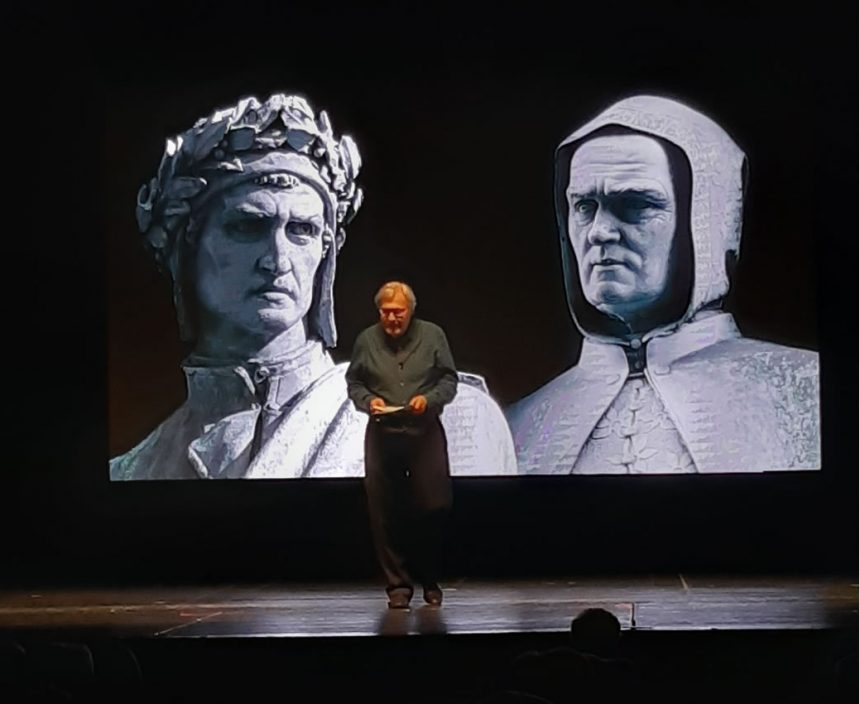 Vittorio Sgarbi incanta il Teatro Olimpico col suo “Dante Giotto e l’amore” – in scena fino al 12 Dicembre