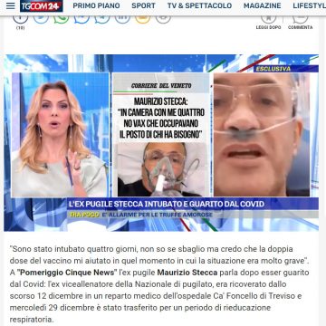 Vaccinati, poi positivi, forse intubati: attenzione all’effetto assuefazione, anche all’intubazione…