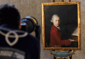 Il Ritratto del giovane Mozart clonato in 3D torna a Verona