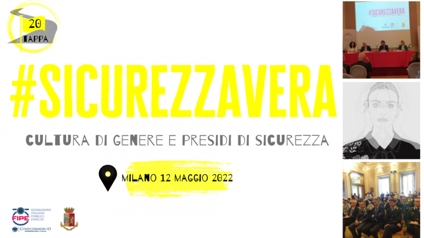 #sicurezzaVera per le donne: i pubblici esercizi contro la violenza di genere