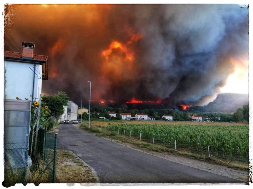 Italia in fiamme: brucia la fiamma e non arde più nel cuore… Cronache dal Carso