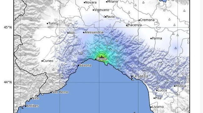 Genova: una scossa di terremoto 4.1 è stata avvertita in tutto il territorio ligure