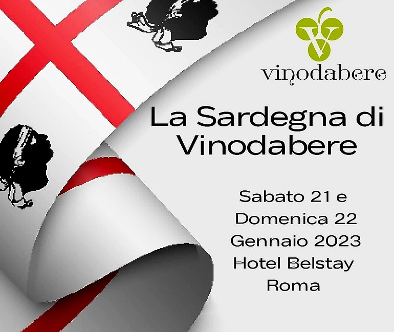 #SullaStradadelvino: La Sardegna di “Vino da Bere” il 21 e 22 Gennaio presso Hotel Belstay a Roma