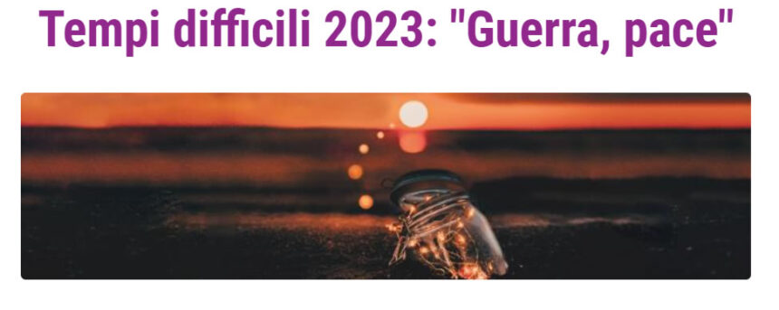 Politecnico di Torino – Biennale Tecnologia: Tempi difficili “Guerra, Pace”