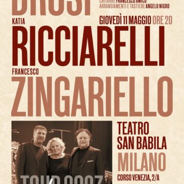 “Noi – Tour 2023”: Francesco Drosi, Katia Ricciarelli e Francesco Zingariello al Teatro San babila di Milano – 11 Maggio ore 20:00