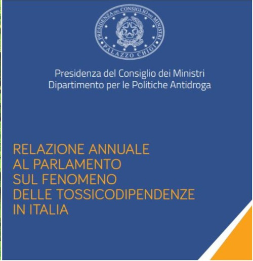 Tossicodipendenze: i dati della relazione 2022 del governo Italiano