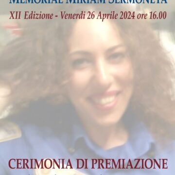 Concorso Letterario Nazionale “Miriam Sermoneta” – Cerimonia di premiazione il 26 Aprile 2024