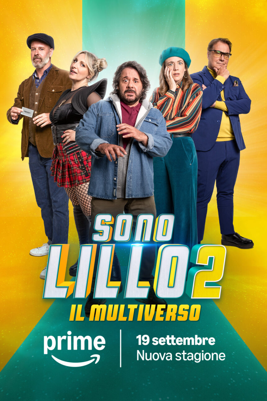 Prime Video svela il poster ufficiale della seconda stagione di “Sono Lillo”