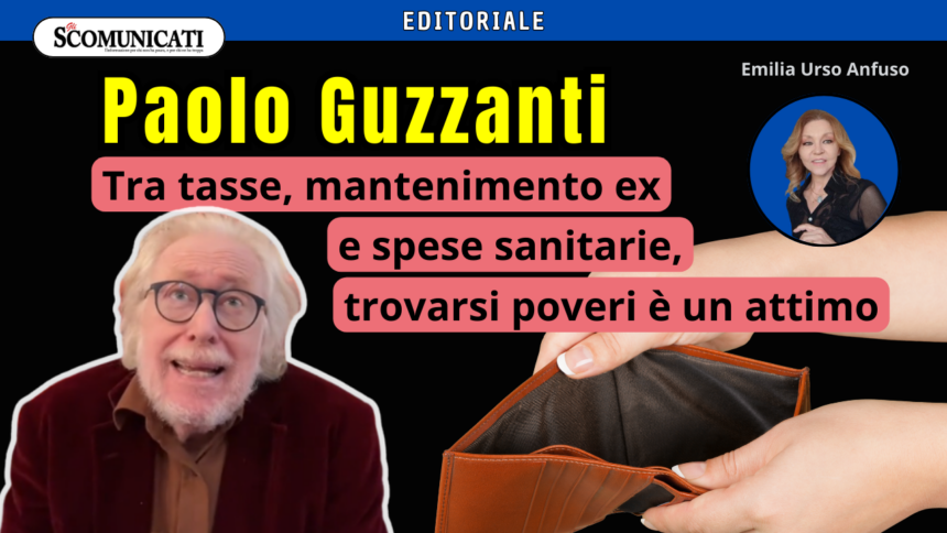 Paolo Guzzanti in bolletta chiede aiuto economico: la parabola discendente di un sistema al potere