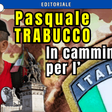 Il capitano Pasquale Trabucco in cammino per l’Italia: ecco perché sta percorrendo 2600 km a piedi