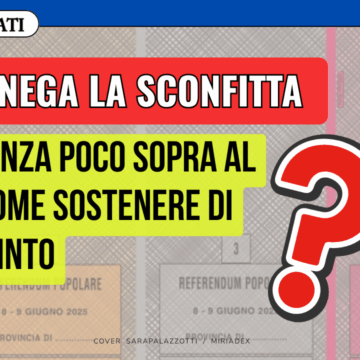 Referendum: il PD non accetta che il popolo decida di dire BASTA a certi sistemi