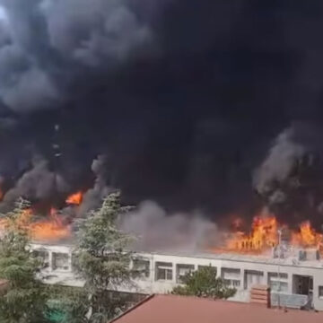 Università della Tuscia: un grosso incendio è divampato presso la facoltà di Agraria